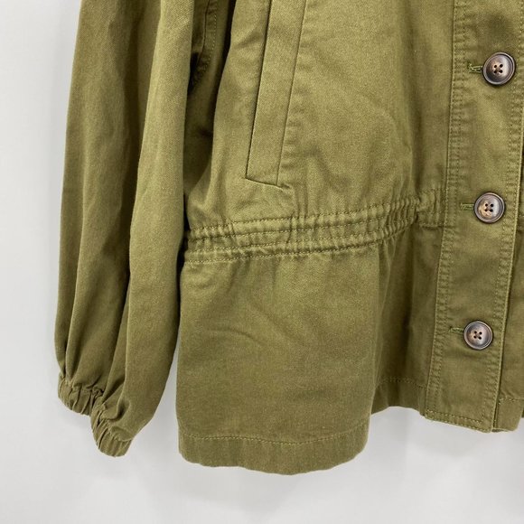 Madewell Highbury Military Jacket in Kale Green Size XL - Picture 6 of 10